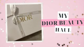 Come and See My Dior Beauty Haul Plus Free Gifts [upl. by Annaliese376]