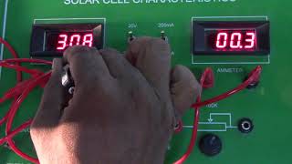 SOLAR CELL EXPERIMENT [upl. by Adlitam]