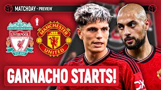 Garnacho Leads Team  Liverpool Vs Manchester United  Preview [upl. by Fulbert]