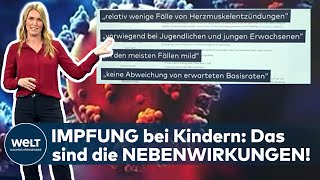 CORONAIMPFUNG BEI KINDERN Das müssen Sie über die Nebenwirkungen der Covid19Impfung wissen [upl. by Ramu]