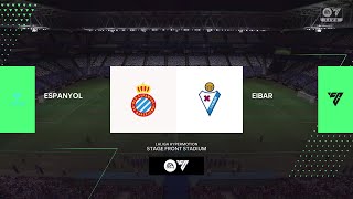 EA SPORTS FC 24 Gameplay  RCD Espanyol vs SD Eibar [upl. by Wilde224]