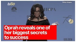 Oprah reveals one of her biggest secrets to success [upl. by Notla]