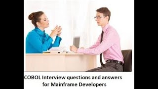 COBOL Interview questions and answers for Mainframe Developers [upl. by Carman]