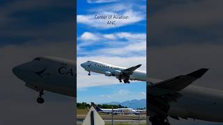 Cathay Pacific Cargo Boeing 747 Takeoff  Anchorage Airport Plane Spotting [upl. by Aleek]