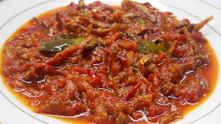 CARA MEMBUAT SAMBAL TERI  Pedas Gurih dan Enak [upl. by Anaynek539]