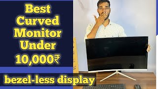 best curved amp bezelless monitor under 10000  zebronics 32 inch monitor review amp unboxing [upl. by Dde935]