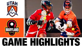 Utah Archers vs Maryland Whipsnakes Highlights  2024 Premier Lacrosse League  PLL Highlights [upl. by Ynnad977]