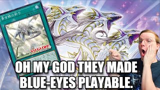 THE BLUE EYES STRUCTURE DECK IS ACTUALLY GOOD [upl. by Peyter863]