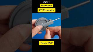 Homemade Mini Rc Excavator from PVC  diy inventions diytools machine dc dcmotor lifehacks [upl. by Hay916]