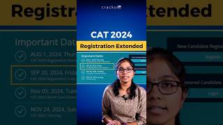 Important Notice  CAT Exam Registration Date Extended [upl. by Salina]