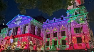 Melbourne Christmas Decorations Swanston street [upl. by Atnohs]