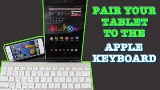 How To Pair and Connect Apple Keyboard To iPad iPhone and Tablets [upl. by Iznek262]