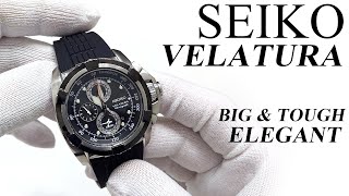 Seiko Velatura Chronograph Big amp Tough also Elegant [upl. by Cacka485]