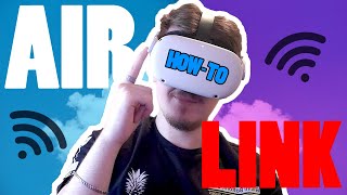 How To Use Airlink  Oculus Quest 2  Connect And Play PC Games [upl. by Znarf777]