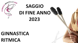 SAGGIO DI FINE ANNO 202223  Ass Gymnica Montella ASD  Lioni [upl. by Inalem]