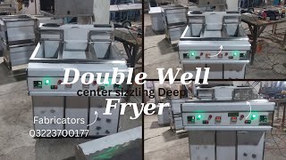 Double Well Center Sizzling Deep Fat Fryer [upl. by Anida]