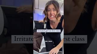 Irritated Girl In First Class firstclass [upl. by Painter]