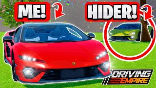 INSANE Lamborghini Hide amp Seek In Driving Empire [upl. by Aiken]