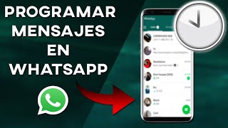 Como Programar Mensajes Automáticos en WhatsApp Fácil y Rápido [upl. by Crispas295]