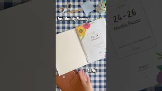 The Best Monthly Planner 20242026 plannershorts Quarter 1 Flip [upl. by Vassar]