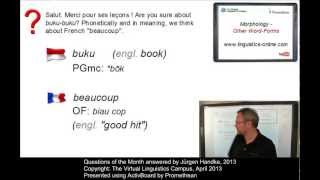 General Linguistics  Questions of the Month April 2013 [upl. by Akinet]