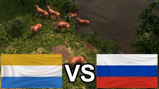 Playing Dutch vs a Russian rush Age of Empires 3 Definitive Edition [upl. by Munson243]