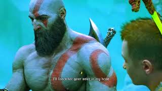 Kratos amp Atreus God of War Ragnarok Emotional Scene [upl. by Bonneau629]