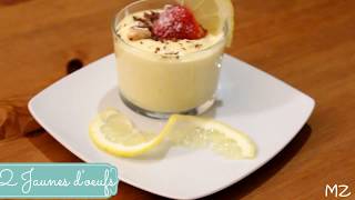 Mousse au citron  موس كريمة الليمون اللذيذة [upl. by Mame]