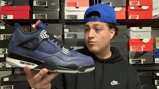 Why the Air Jordan 4 “Winterized”  “Loyal Blue” Is A Must Cop Review and on feet [upl. by Ahsait]