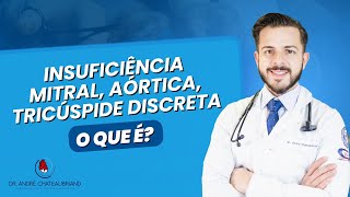 Insuficiência mitral aórtica tricúspide discreta O QUE É [upl. by Kylander]