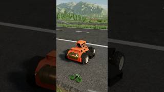 MOWING GRASS ON AUTOBAHN WITH THE ROBOT MOWER  Farming Simulator 22 shorts farmingsimulator [upl. by Germana]