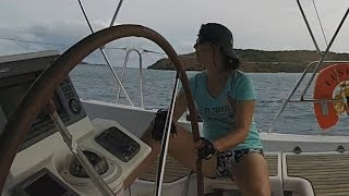 Ep 5 Sailing the BVI 2015 Leverick Bay to Anegada Island [upl. by Odlopoel596]