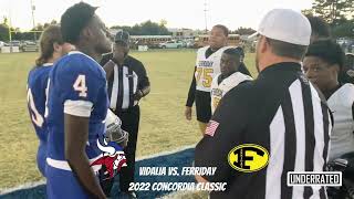 Louisiana Football Vidalia vs Ferriday  2022 Concordia Classic [upl. by Nesahc807]