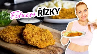 ZDRAVÉ ŘÍZKY BEZ SMAŽENÍ 💚 fitness recept do trouby i horkovzdušné fritézy [upl. by Yenettirb526]