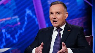 Poland’s Duda on Ukraine Elections US and EU Ties [upl. by Emalia924]