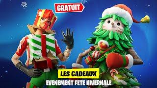 LES CADEAUX DE NOEL SONT ARRIVES SUR FORTNITE  FORTNITE FETE HIVERNALE 2023 [upl. by Sherrie]