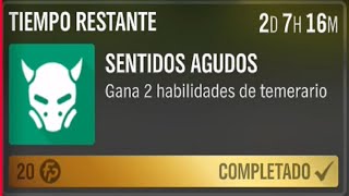 SENTIDOS AGUDOS  GANA 2 HABILIDADES DE TEMERARIO  DESAFIO DIARIO  SERIE 27 PRIMAVERA FH4 [upl. by Udenihc]