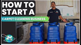 How To Start a Carpet Cleaning Business In 30 Days With a Portable Machine [upl. by Stoeber]