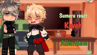 Sumeru react to Kaveh amp Alhaitham angst  angst  part 1  genshin impact [upl. by Casabonne344]