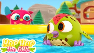 Baby cartoons for kids amp Kids animation Learning videos for babies with Hop Hop the owl amp friends [upl. by Isiahi]