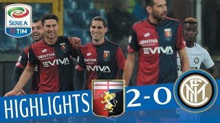 Genoa  Inter 20  Highlights  Giornata 25  Serie A TIM 201718 [upl. by Haorbed]