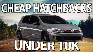 Top 7 Hatchback Cars Under 10k [upl. by Edbert]