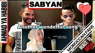 Arab React To  Ahmad ya habibi versi Sabyan  MOROCCAN REACT [upl. by Guyon]