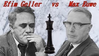 Partite Commentate di Scacchi 372  Geller vs Euwe  E stata una quotDistrazionequot  1953 E26 [upl. by Anitsirt363]