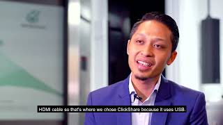 Barco ClickShare Customer Story Petronas Digital Collaboration Center PDCC [upl. by Llemej]