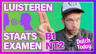 Staatsexamen B1 NT2  NEDERLANDSE LES  DUTCH LESSON [upl. by Ielirol486]