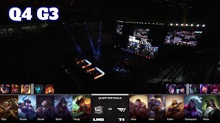 LNG vs T1  Game 3  Quarter Finals LoL Worlds 2023  LNG Gaming vs T1  G3 full [upl. by Dodi]