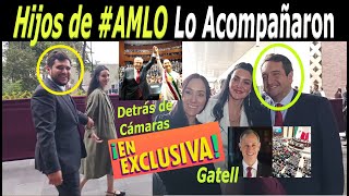 Felices Hijos de AMLO En Cambio de Estafeta AMLO Claudia Entrevista a Gatell [upl. by Ginevra]