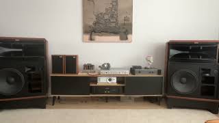 Electro Voice Sentry III with Grundig NF20 XV7500 and Audio Research DAC1 [upl. by Heidie]