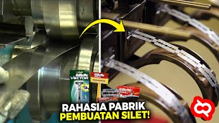 Intip Proses Mesin Pabrik Teknologi Canggih Ubah Besi Baja Polos Jadi Silet Alat Cukur Super Tajem [upl. by Cathe]